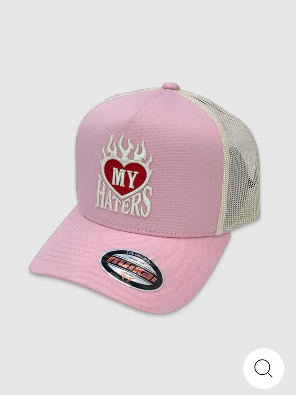 Pink 'My Haters' Trucker Hat